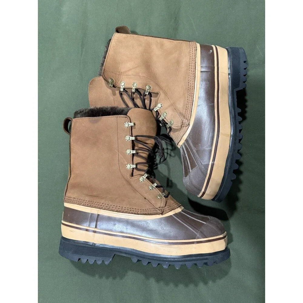 Mens Cabelas Rubber Winter Boots Size 10 New